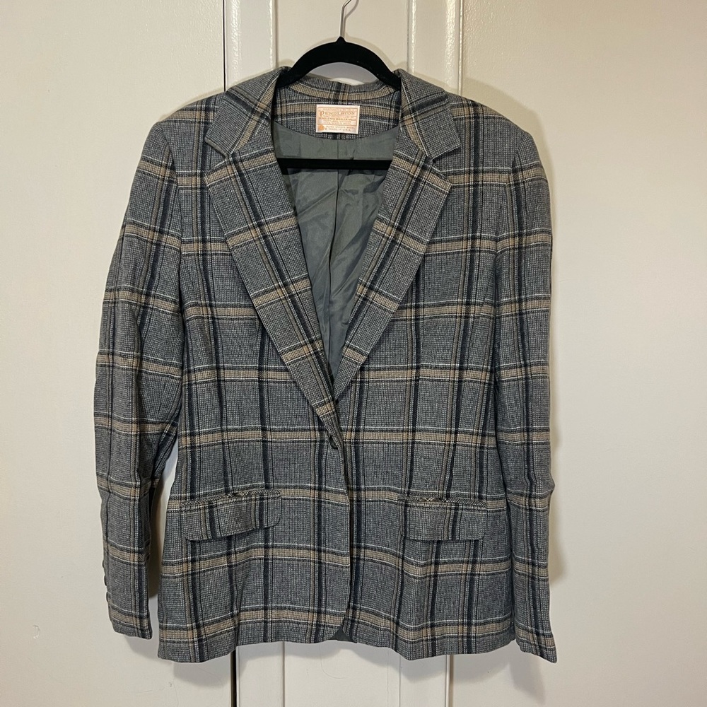 Pendleton 100% wool blazer 14 tall